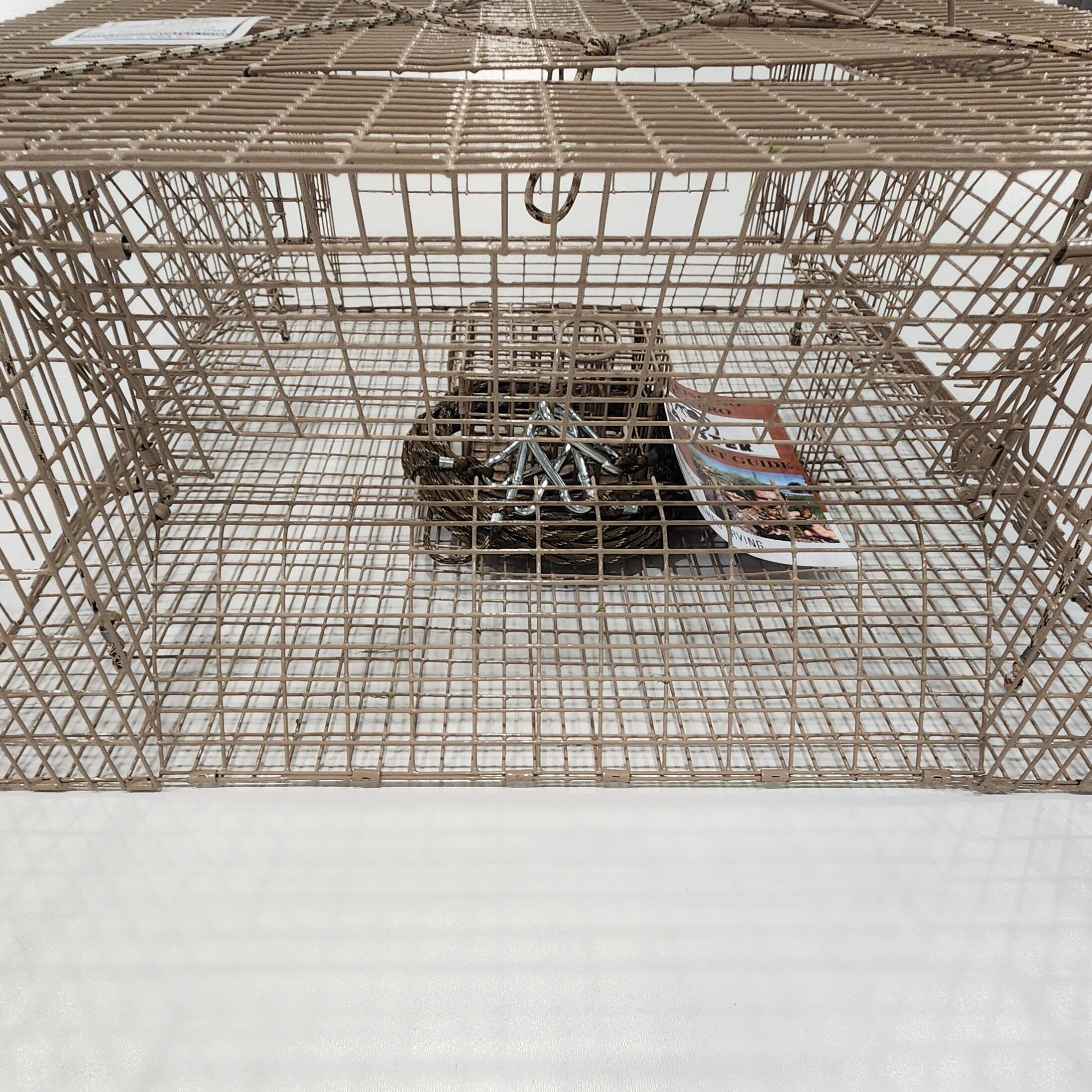 1 of 4 ramp entrances into the cage.